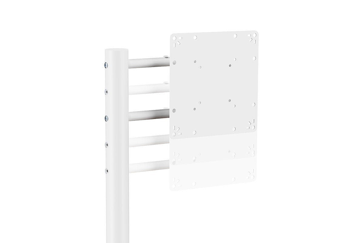 Kogan Portable TV Display Stand with Shelf for 17" - 43" TVs (White)