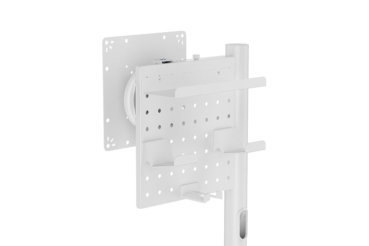 Kogan Portable TV Display Stand with Shelf for 17" - 43" TVs (White)