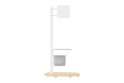 Kogan Portable TV Display Stand with Shelf for 17" - 43" TVs - White