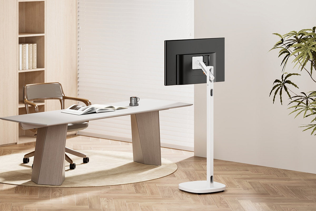 Kogan Portable TV Floor Stand for 17" - 35" TVs (White)