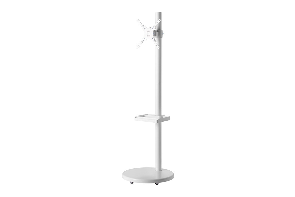 Kogan Portable TV Floor Stand for 17" - 43" TVs (White)