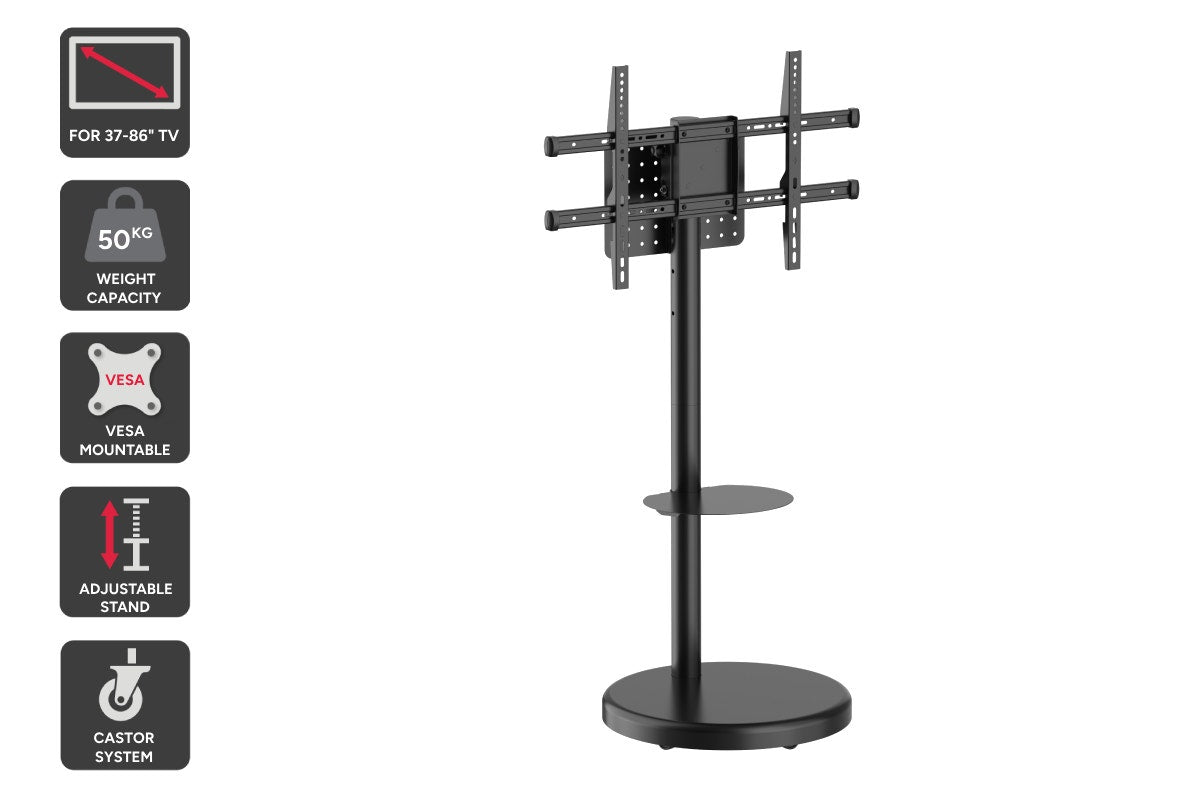 Kogan Mobile TV Floor Stand for 37" - 86" TVs