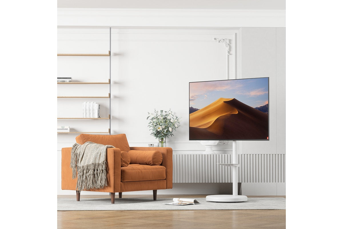 Kogan Portable TV Floor Stand for 37" - 86" TVs (White)
