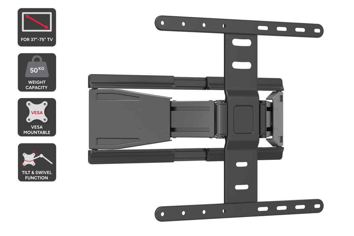 Kogan Ultra-Slim Full Motion TV Wall Mount for 37" - 75" TVs