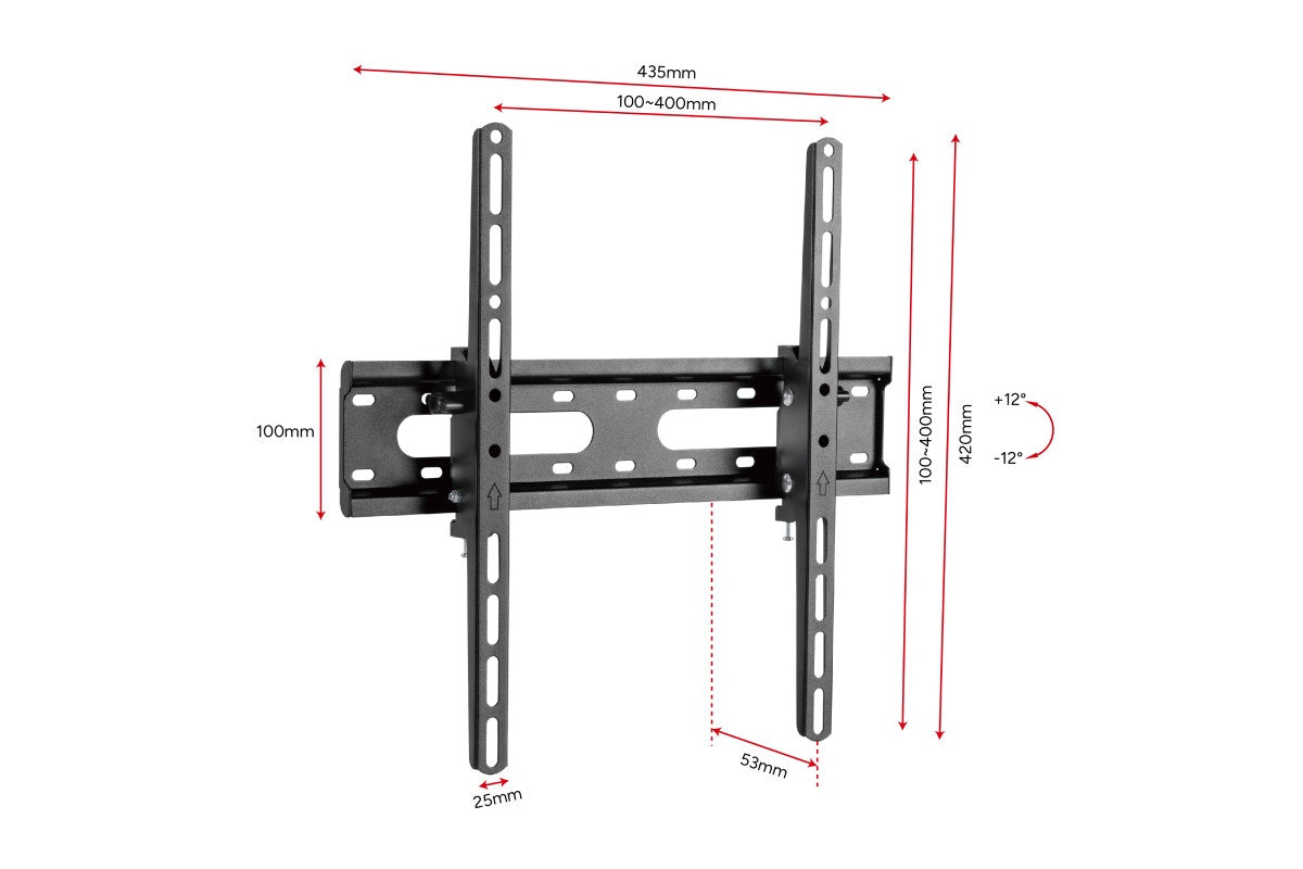 Kogan Tilt Adjustable TV Wall Mount for 32" - 70" TVs