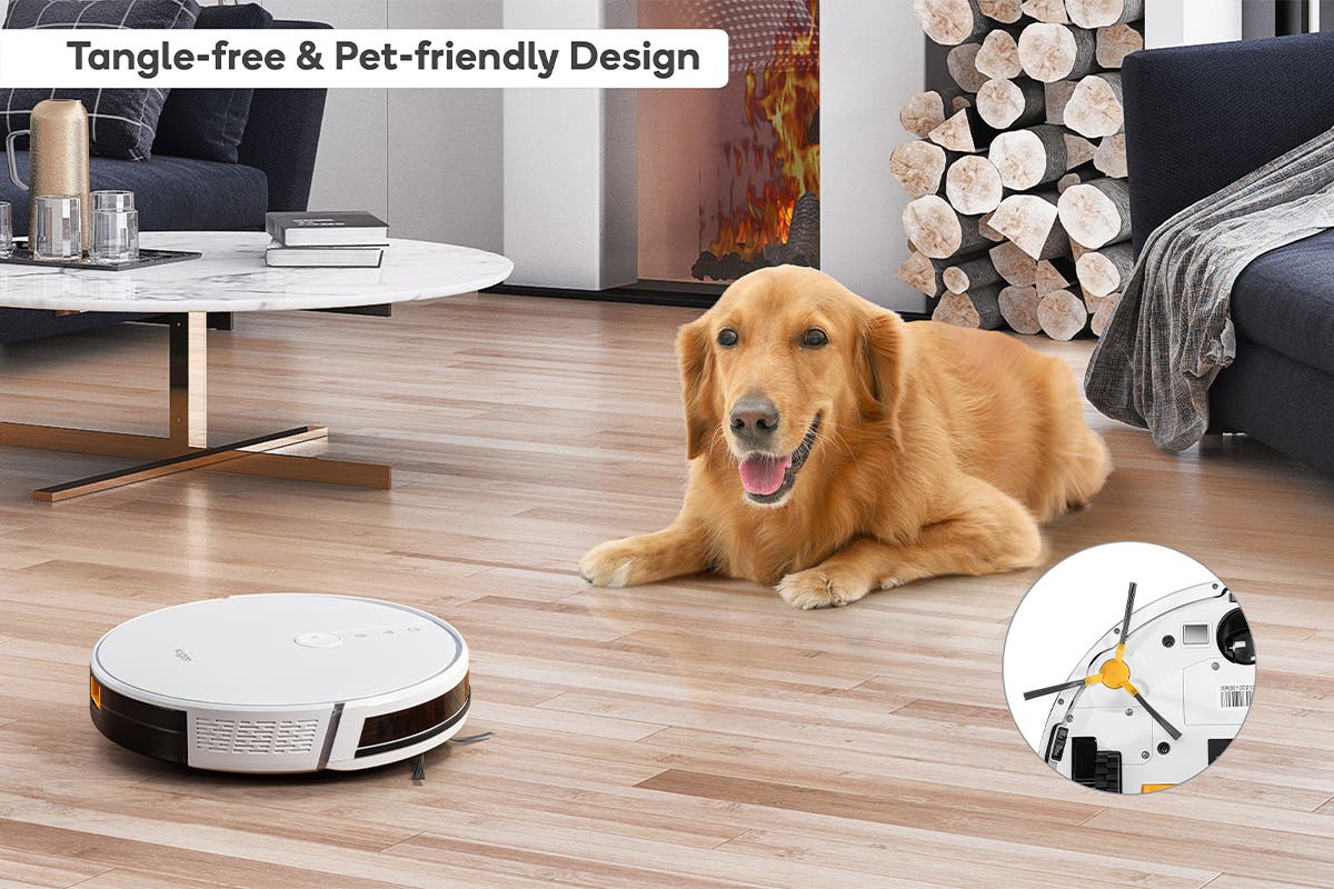 Kogan SmarterHomeâ„¢ G50 Robot Vacuum Cleaner and Mop (White)