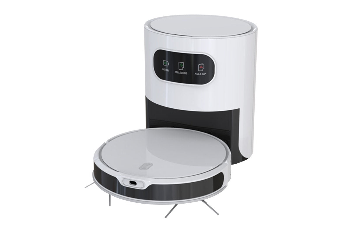 Kogan SmarterHome™ LX14 Laser Robot Vacuum Cleaner and Mop with Auto-Empty Dock (White)