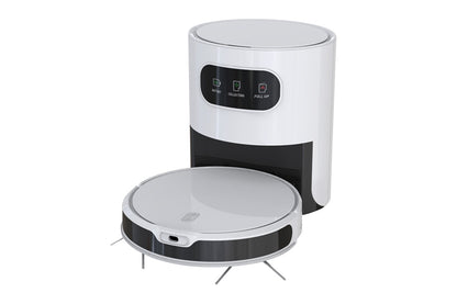 Kogan SmarterHome™ LX14 Laser Robot Vacuum Cleaner and Mop with Auto-Empty Dock (White)