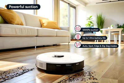 Kogan SmarterHome™ LX16 Pro Robot Vacuum Cleaner and Mop White