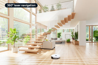 Kogan SmarterHome™ LX16 Pro Robot Vacuum Cleaner and Mop White