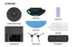 Kogan SmarterHome™ LX16 Pro Robot Vacuum Cleaner and Mop with Auto-Empty Dock (Graphite)