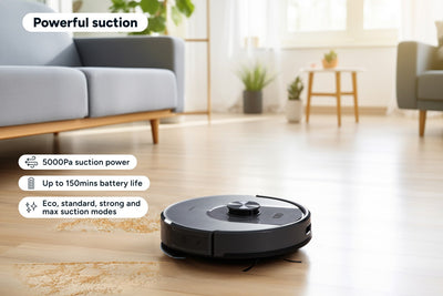 Kogan SmarterHome LX16 Pro Robot Vacuum Mop Auto Empty Graphite