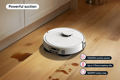 Kogan SmarterHome LX20 Pro Robot Vacuum Mop Self-Cleaning 10000Pa