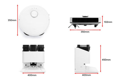 Kogan SmarterHome™ LX20 Pro Ultra Robot Vacuum and Mop with Self-Cleaning and Drying