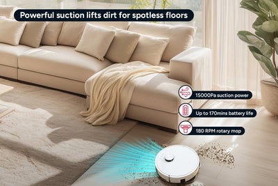 Kogan SmarterHome LX20 Pro Robot Vacuum & Mop with Self-Cleaning