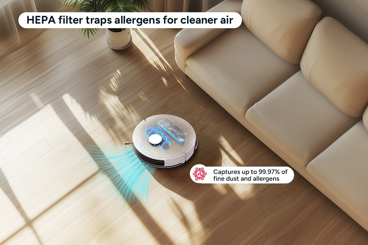 Kogan SmarterHome™ LX20 Pro Ultra Robot Vacuum and Mop with Self-Cleaning and Drying