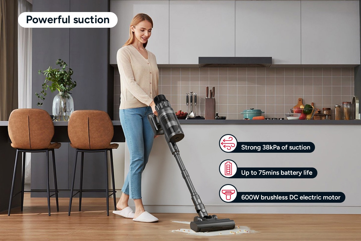 Kogan MX15 Absolute Cordless Stick Vacuum Cleaner with Auto-Empty Dock