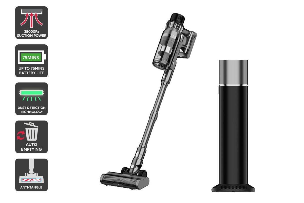 Kogan MX15 Absolute Cordless Stick Vacuum Cleaner with Auto-Empty Dock - Auzzistore