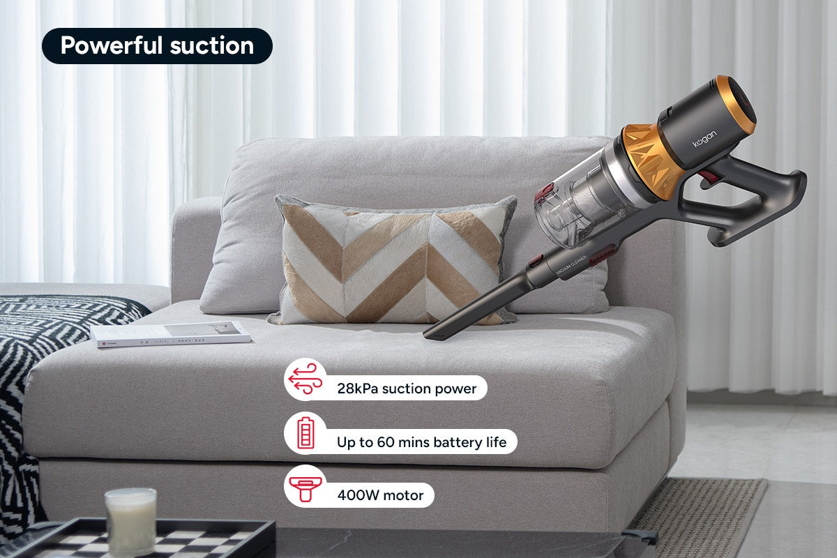 Kogan Z12 Pro Cordless Stick Vacuum Cleaner (Gold)
