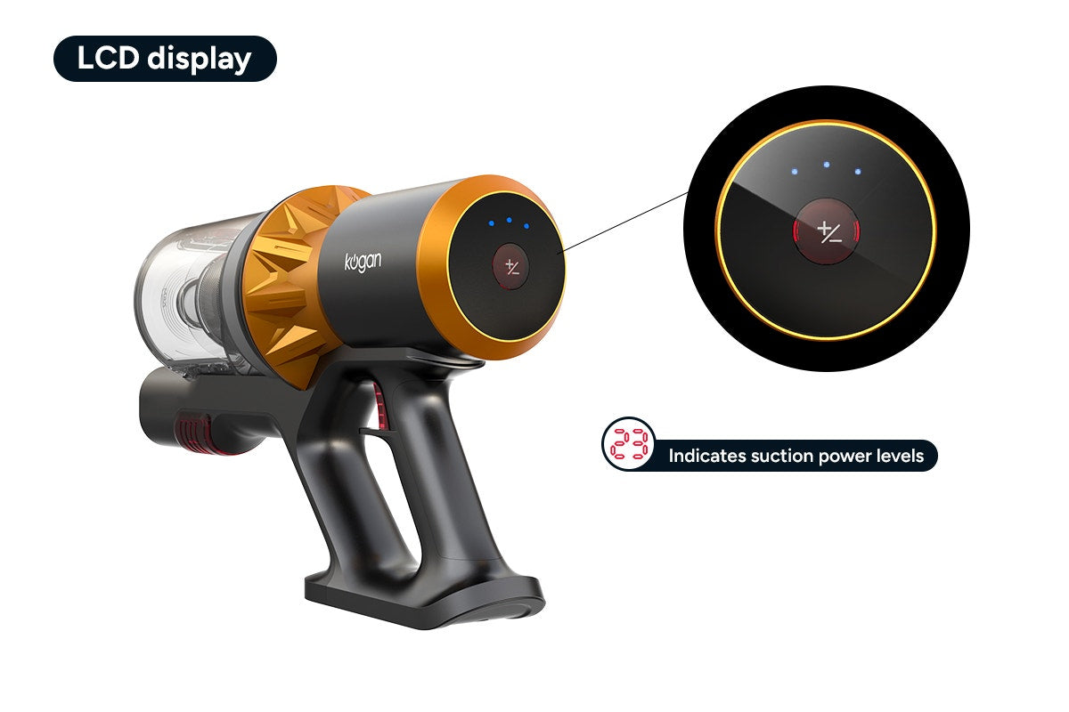 Kogan Z12 Pro Cordless Stick Vacuum Cleaner (Gold)