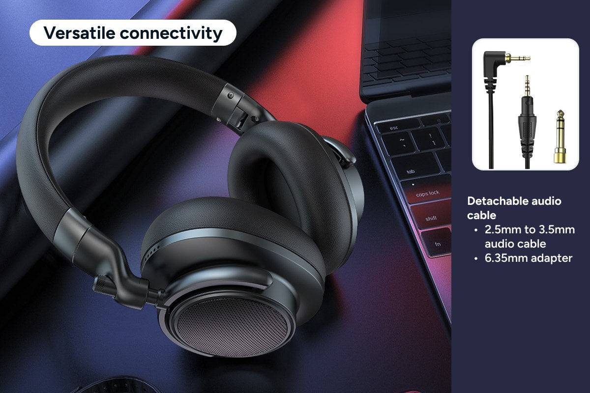 Kogan Hi-Res Over Ear Studio Monitor & Mixing DJ Headphones