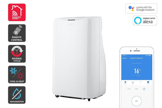 Kogan SmarterHome™ 4.7kW Portable Air Conditioner (Reverse Cycle, 16,000 BTU)