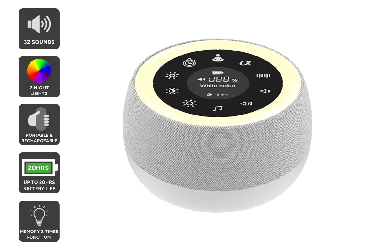 Premium White Noise Machine and Night Light