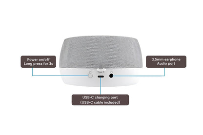 Premium White Noise Machine and Night Light