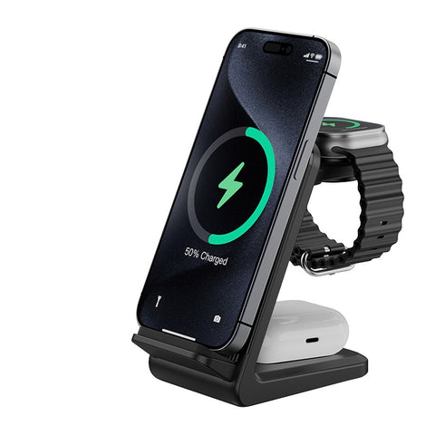 Kogan 3-in-1 15W Wireless Fast Phone Charger - Auzzistore