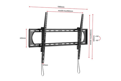 Kogan Heavy Duty Tilt Wall Mount for 60" - 120" TVs