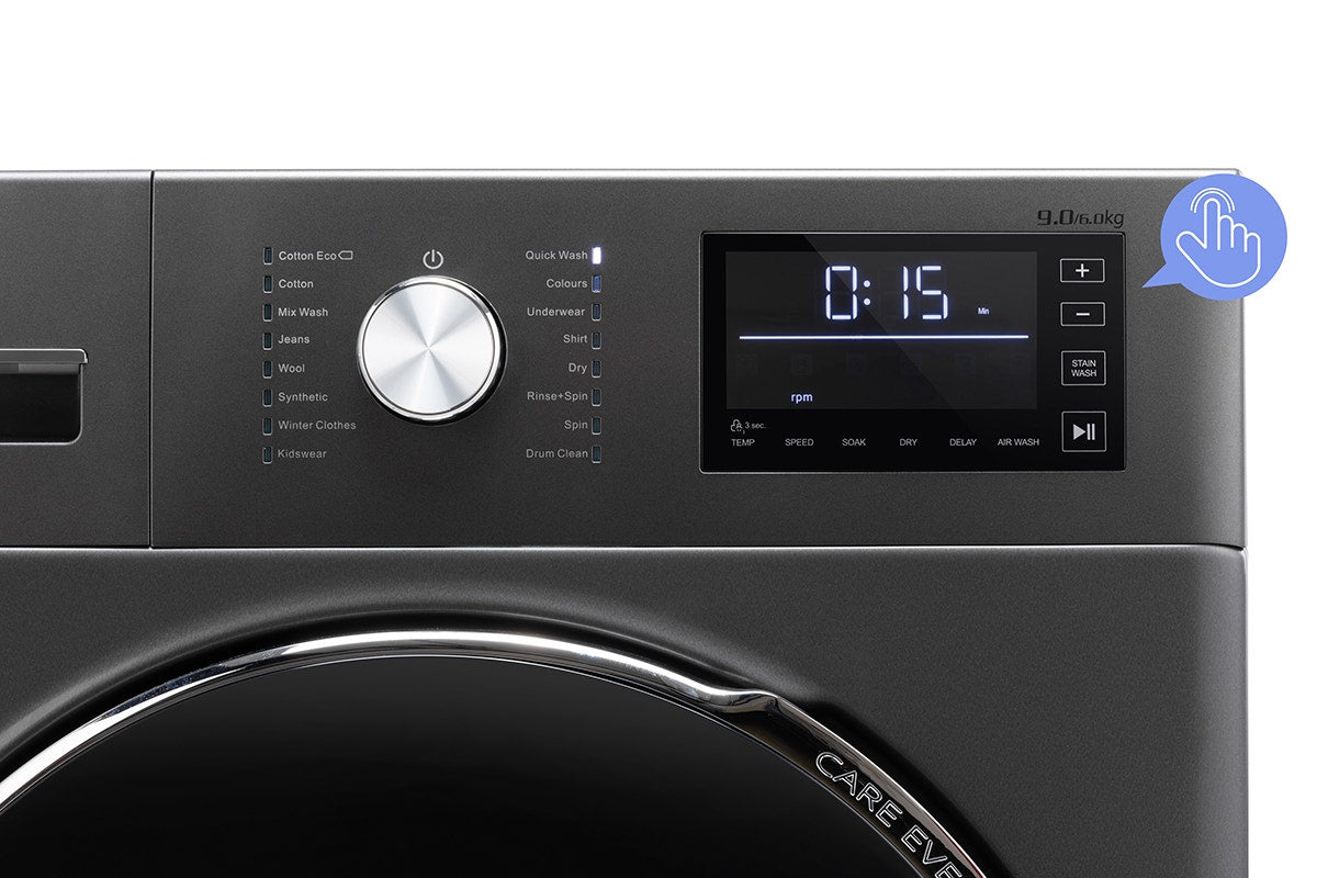 Kogan 9kg/6kg Washer Dryer Combo (Black)