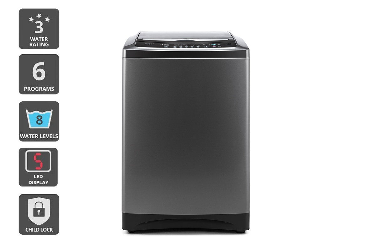 Kogan 12kg Top Load Washing Machine - Graphite