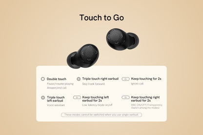 Kogan XM6 Hybrid Active Noise Cancelling Wireless Earbuds