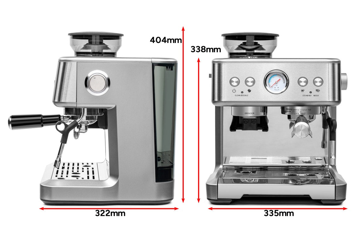 Kogan Dual Thermoblock Espresso Coffee Machine with Grinder