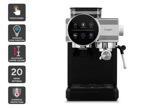 Kogan Espresso Touch Coffee Machine with Grinder
