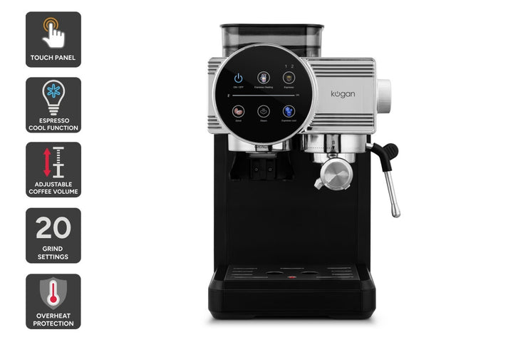 Kogan Espresso Touch Coffee Machine with Grinder – Auzzi Store