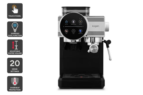 Kogan Espresso Touch Coffee Machine with Grinder - Auzzistore