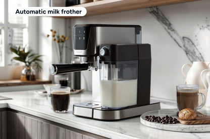 Kogan Dual Boiler Espresso Coffee Machine with Milk Frother