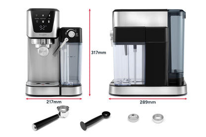Kogan Dual Boiler Espresso Coffee Machine with Milk Frother