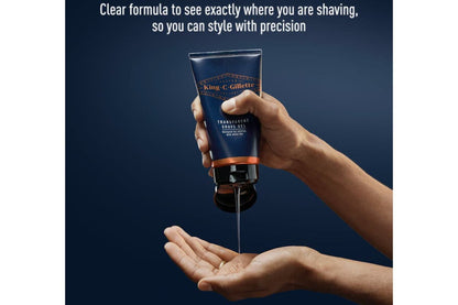 King C. Gillette Men's Transparent Shaving Gel (150ml)