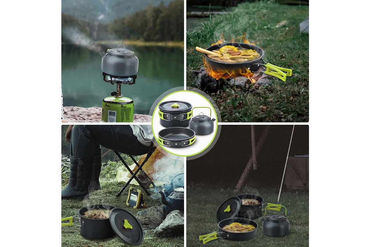 Komodo Aluminium Camping Cookware Set