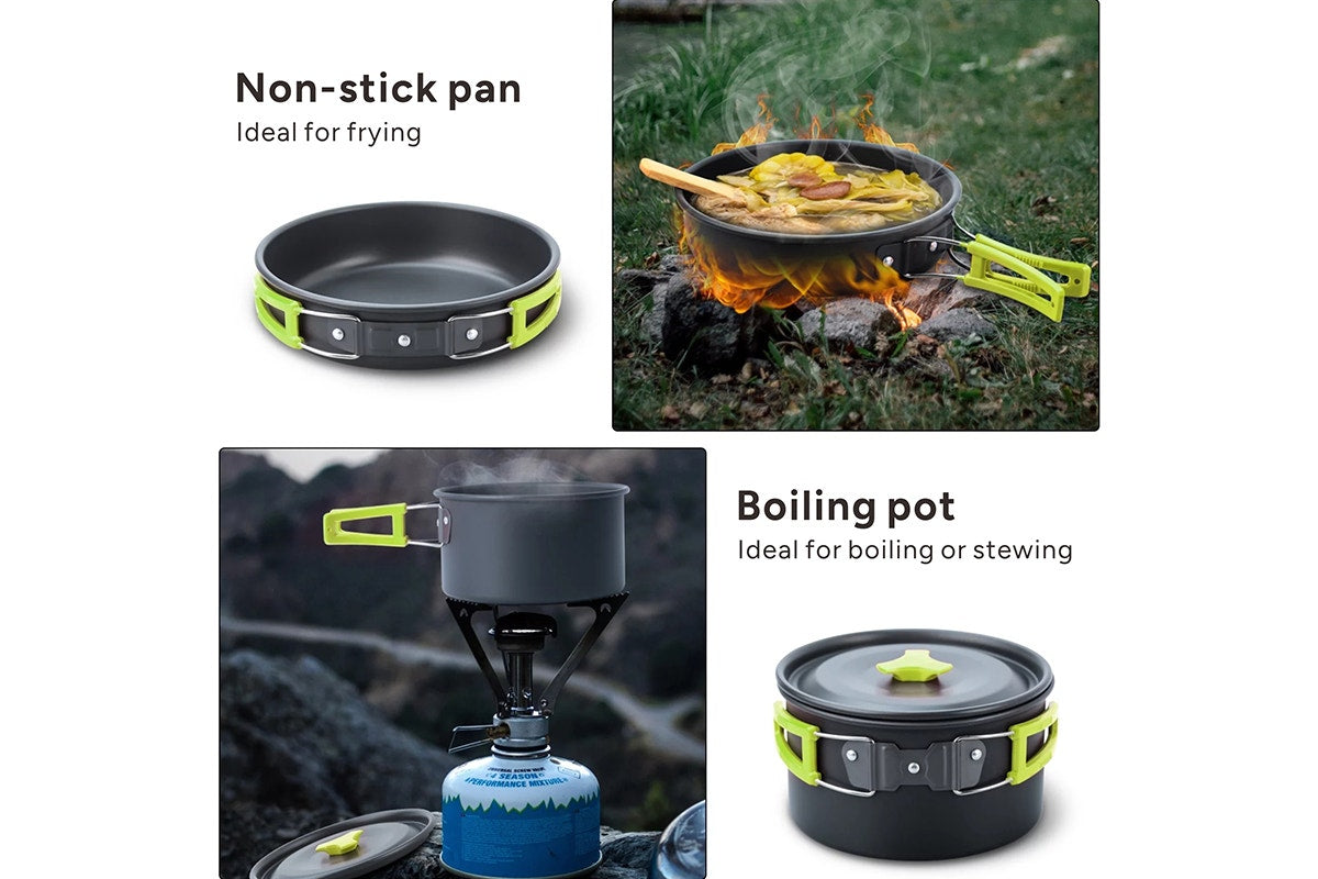 Komodo Aluminium Camping Cookware Set