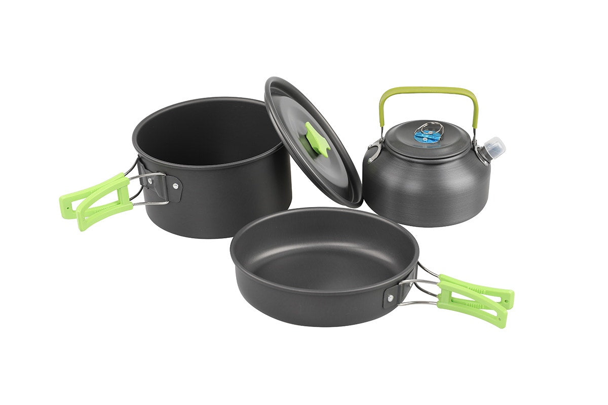 Komodo Aluminium Camping Cookware Set