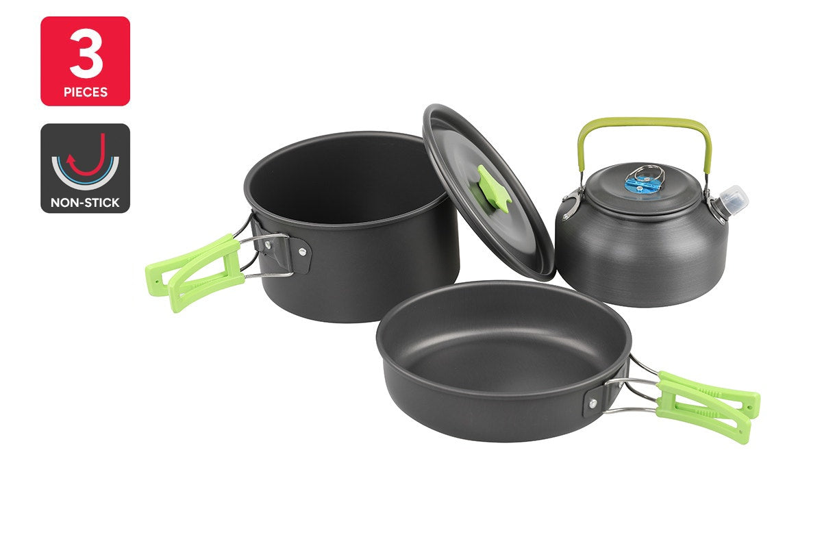 Komodo Aluminium Camping Cookware Set