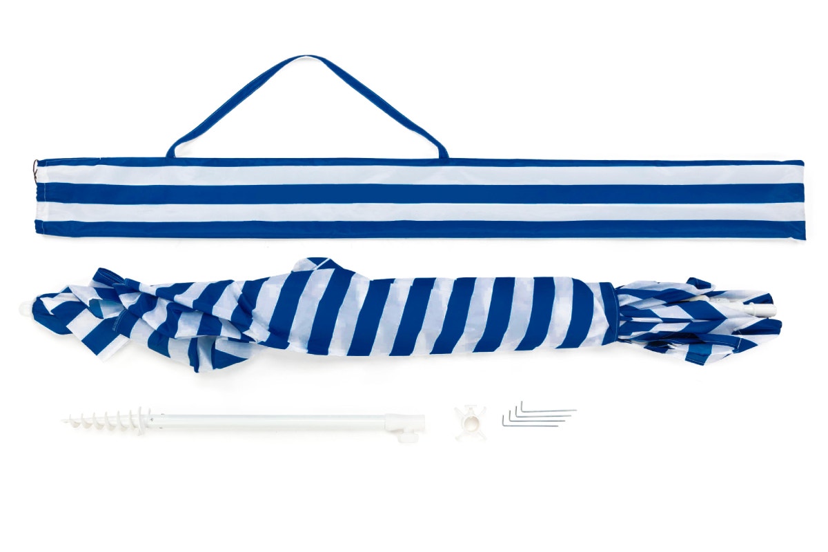 Komodo Beach Cabana Shelter UV50 (Navy Stripe, Medium)