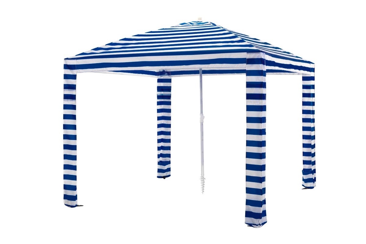 Komodo Beach Cabana Shelter UV50 (Navy Stripe, Medium)