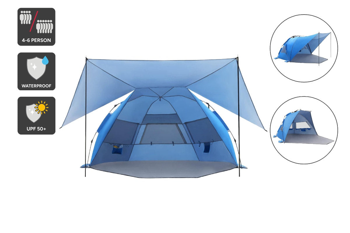 Komodo Beach Tent with 360° Removable Canopy