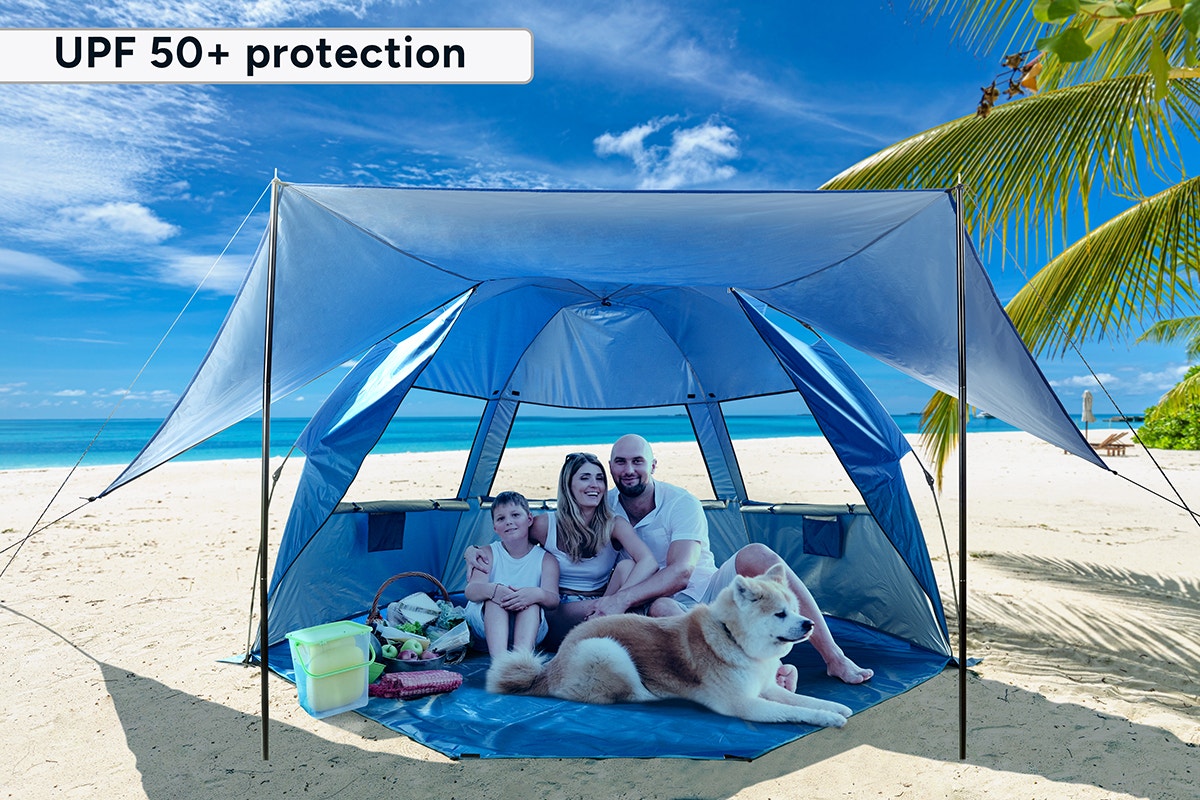 Komodo Beach Tent with 360° Removable Canopy