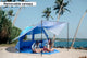 Komodo Beach Tent with 360° Removable Canopy