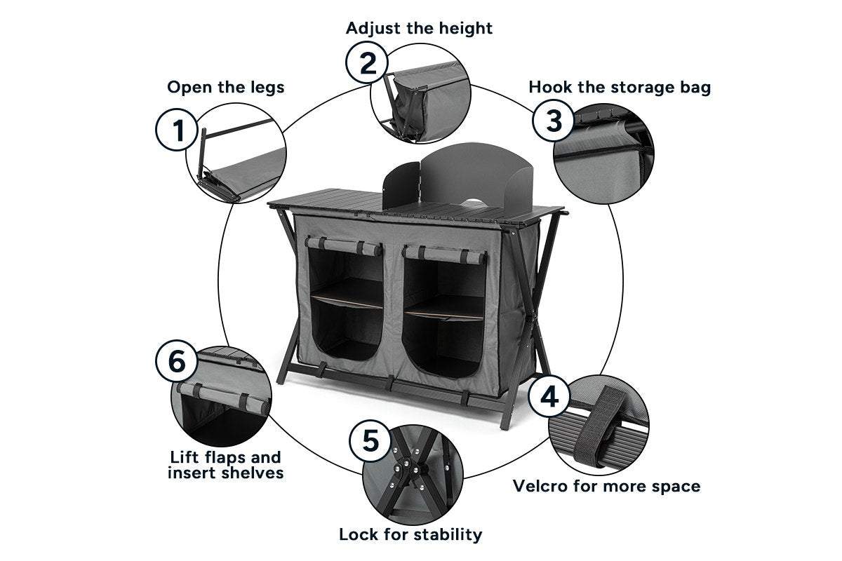 Komodo Outdoor Camping Kitchen